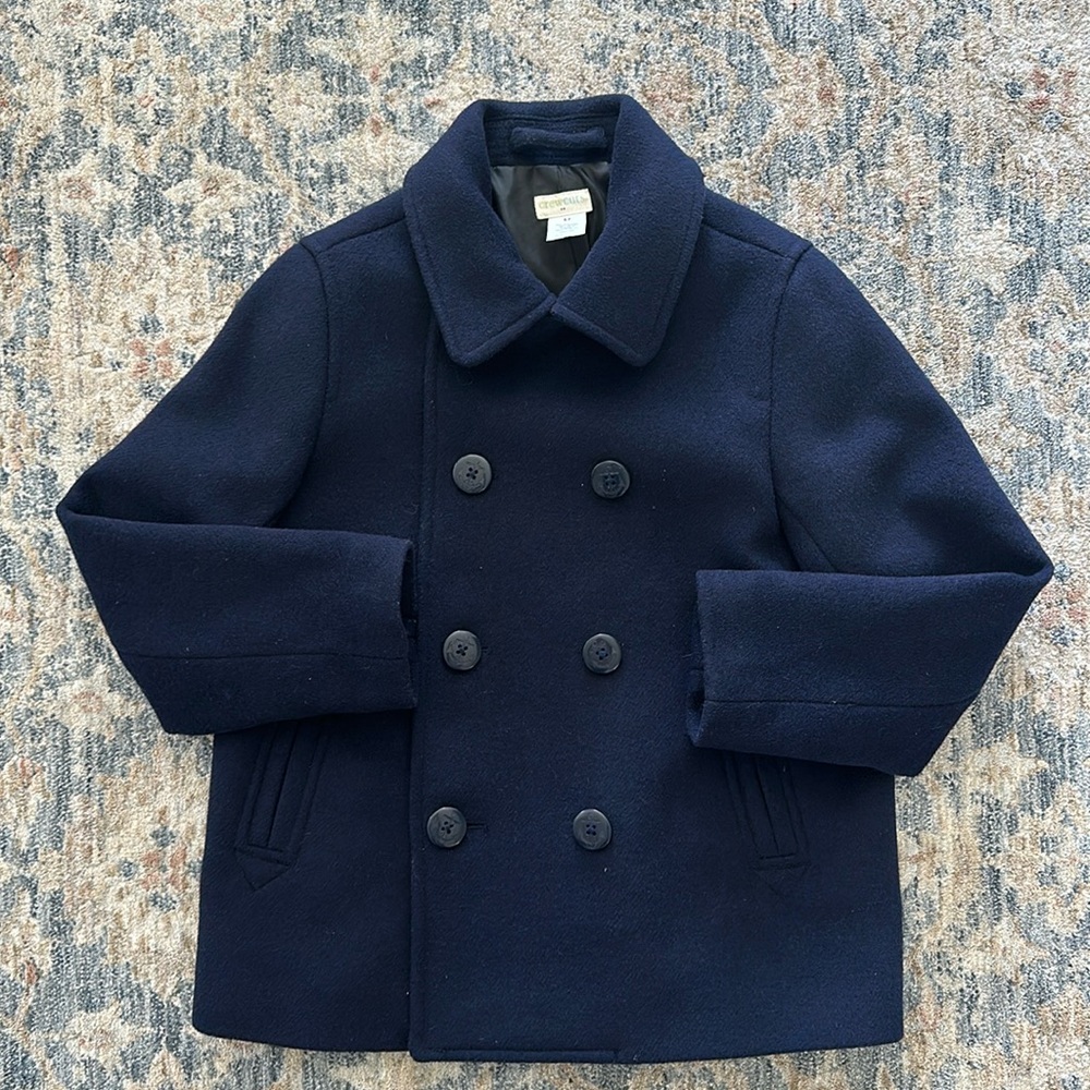 CREWCUTS Navy Blue Peacoat